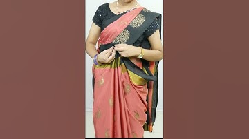 Saree draping for wedding & functions #saree #drape #sareewearing #fashion #sareedraping