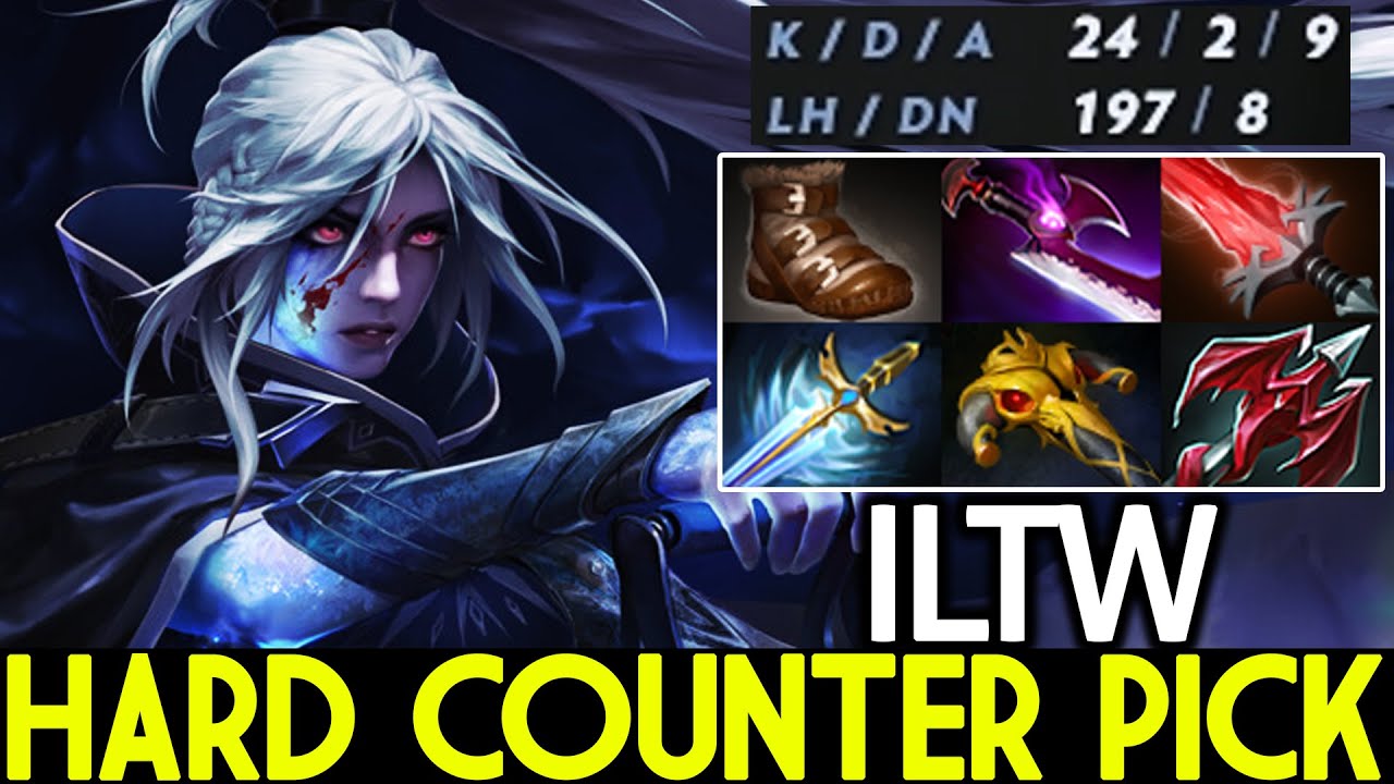 ILTW [Drow Ranger] Hard Counter Pick Bristleback Carry Dota 2 - YouTube