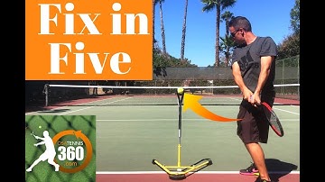 How to Fix Your Two Handed Backhand in 5 Minutes or Less | Tennis Two-Handed Backhand Lesson