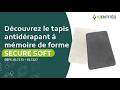 Vidéo: Tapis douche et bain antidérapant à mémoire de forme Secure Soft