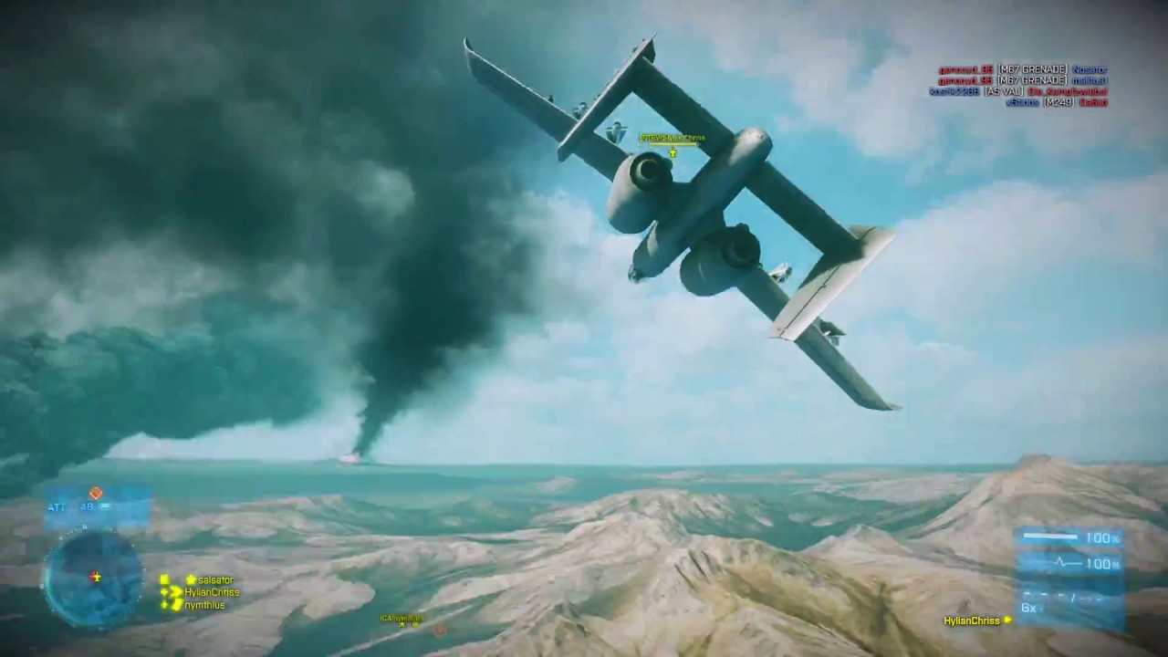 BF3 - Rush Flying & Dogfighting