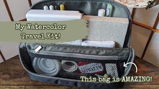 My travel watercolor set up // Affordable beginner materials / Plein Air kit