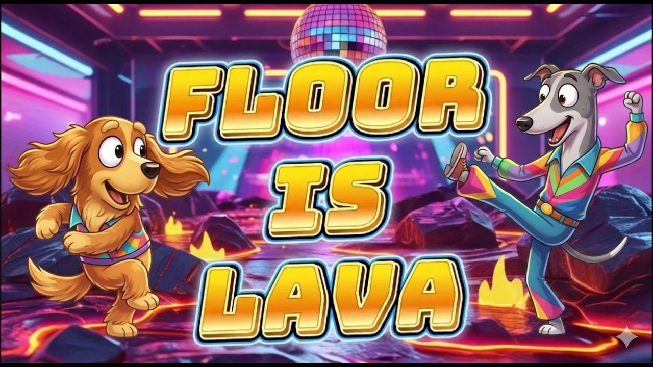 Floor Is Lava Dance Party — Brain Break Games for Kids - YouTube