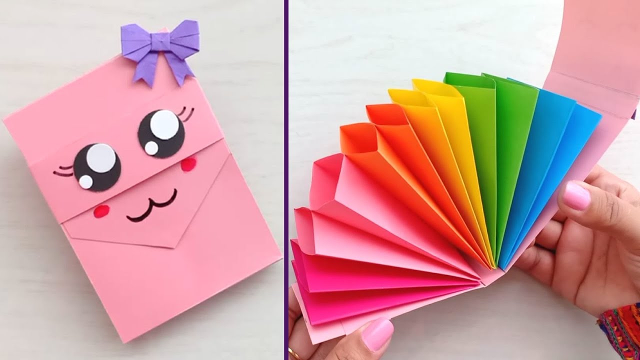 How to make a Paper Wallet / Origami Wallet / Paper Bag /Origami Paper ...