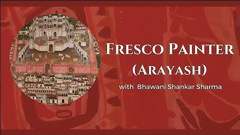 Fresco Painting - Bhawani Shankar Sharma | Jaipur | Rajasthan Studio Art Residencies