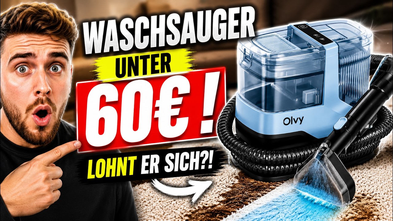 Waschsauger unter 60€ 😱 lohnt sich das wirklich?