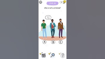 Who is? Brain Teaser and Riddles level 58. Who is not a criminal?