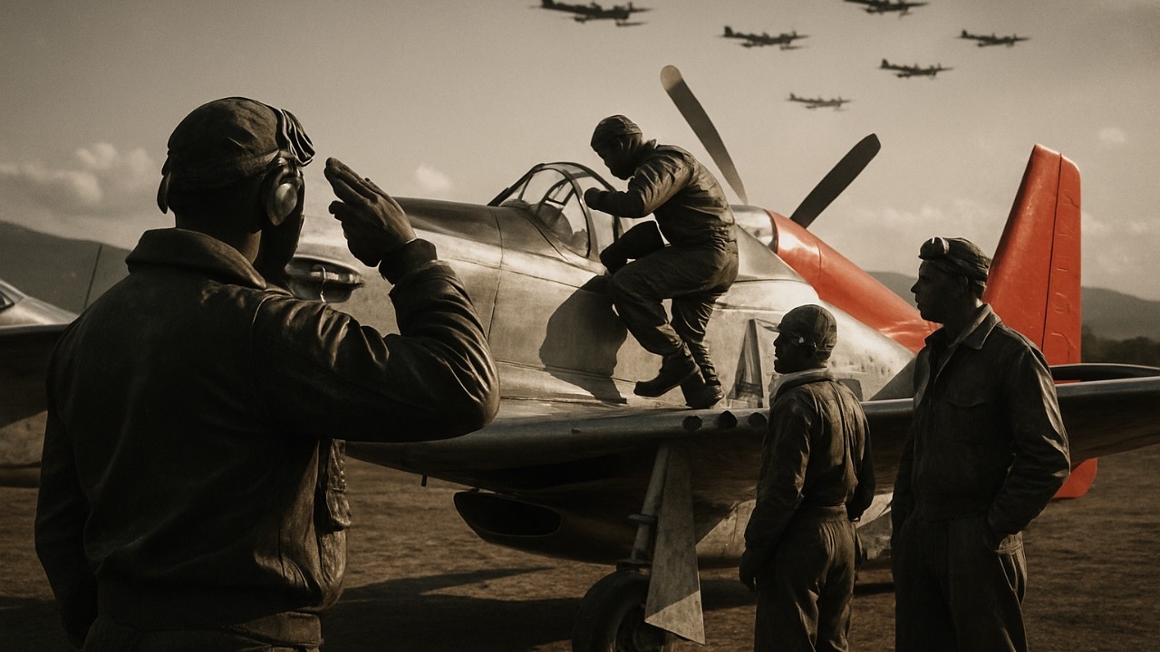 The Red Tail Angels: How Tuskegee Airmen Changed WWII Forever - YouTube