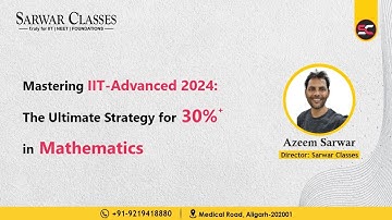 Strategy to Secure 30%+ in Mathematics in IIT-Advanced 2024