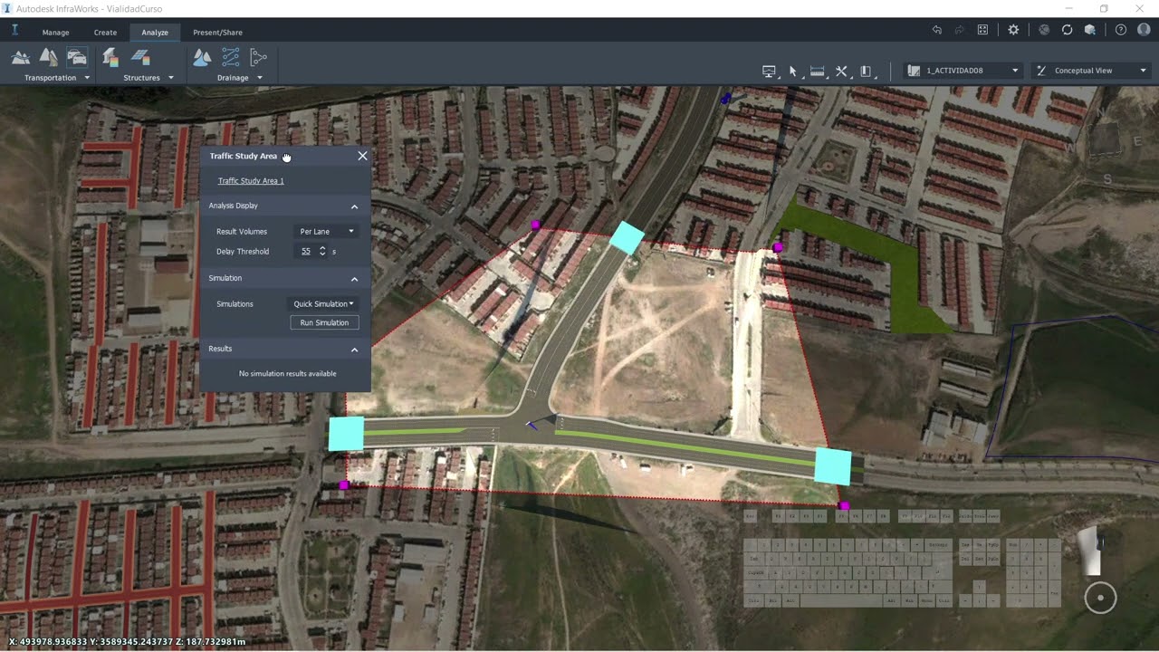 Simulacion de Trafico (parte 1) // INFRAWORKS 2022