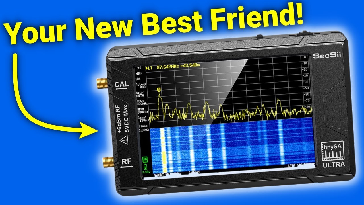 SeeSii Tiny SA Ultra Overview and Demoa Handy Tool For Ham Radio and Electronics Repair