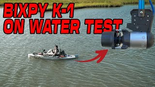 Jet Motor On A Kayak Speed | Bixpy K1 On Water Test