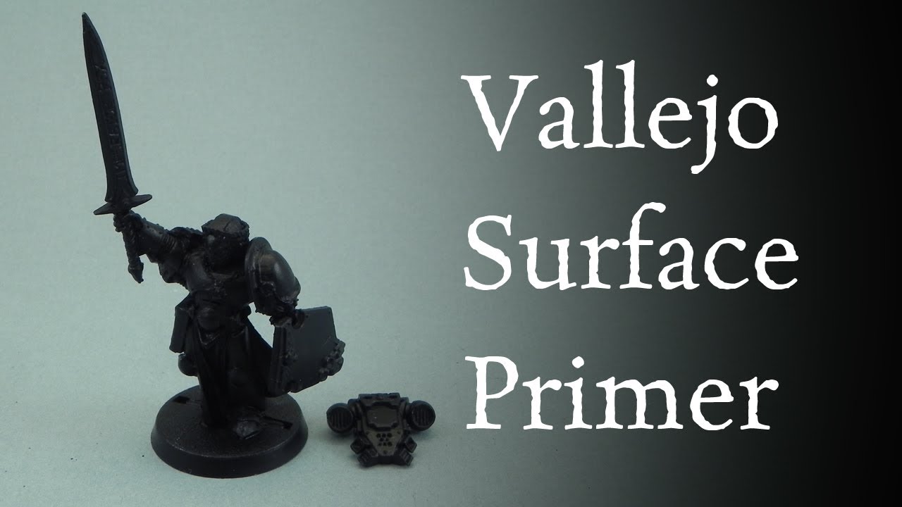 Priming Miniatures: Vallejo Acrylic Polyurethane Surface Primer