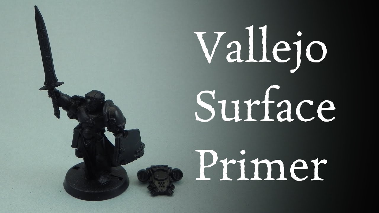 Priming Miniatures: Vallejo Acrylic Polyurethane Surface Primer 