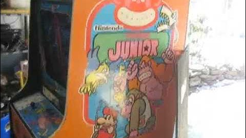 Donkey Kong Jr Arcade Nintendo Machine Cabinet not MAME or JAMMA