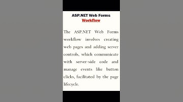 What is Asp.Net Webforms ? #webforms #aspnet #dotnetframework #dotnet #aspnetmvc #aspnetcore #net