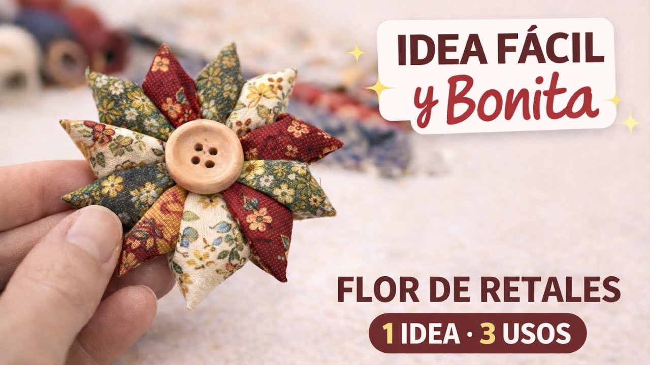 Una idea con retales y 3 proyectos diferentes