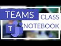 OneNote Class Notebook in Microsoft Teams (What is it and How to use it)