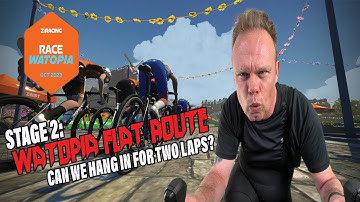 Zwift - ZRacing - Race Watopia - Stage 3: Two Bridges Loop