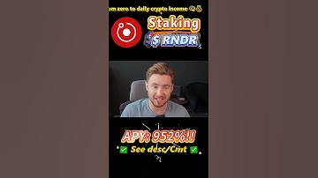 Stake RNDR Coin in Render for High APY #yieldfarming #RNDR #blockchain