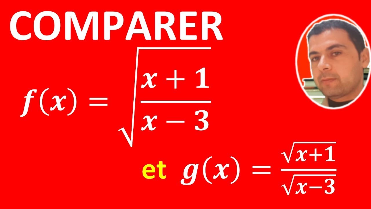Fonctions numériques Exercice الدوال العددية 2018 تمرين6
