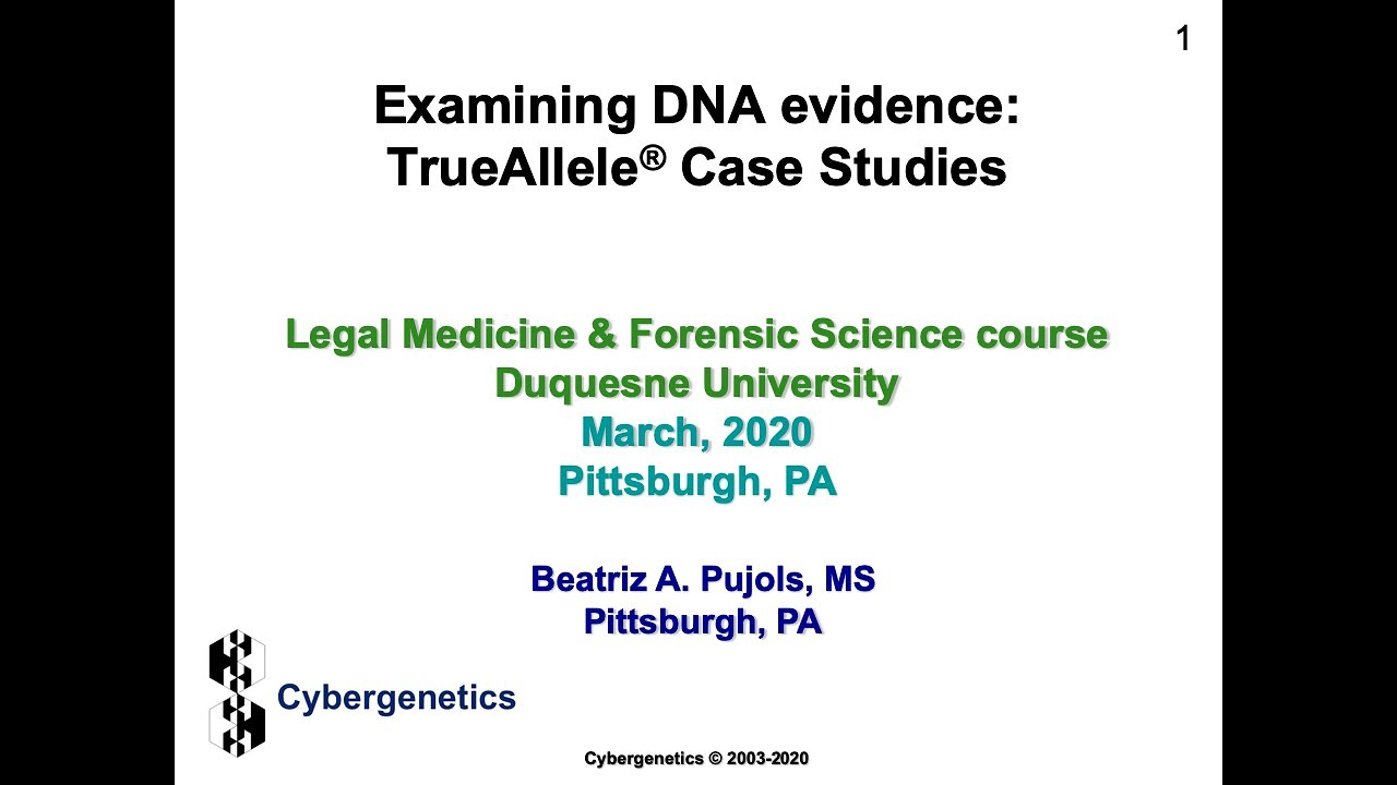 case study dna evidence