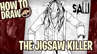 How to Draw The JIGSAW KILLER (Saw) | Narrated Easy Step-by-Step Tutorial