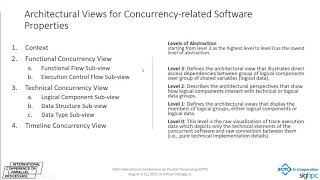 ICPP-EMS: ArchViMP – a Framework for Automatic Extraction of Concurrency-related Software Architectu