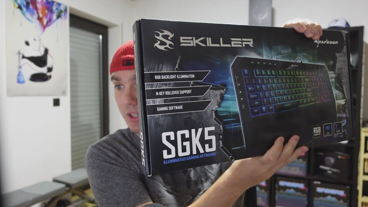 Sharkoon SGK5 unboxing und Test.