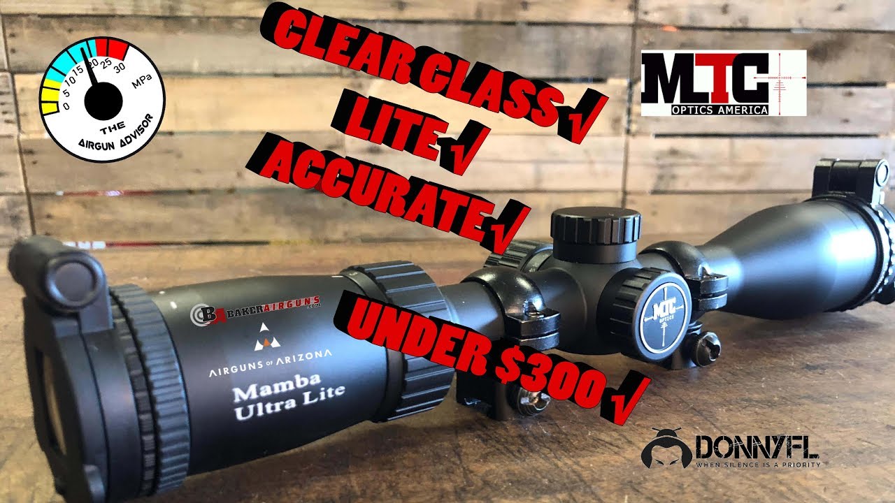 Airgun Advisor MTC Mamba Ultra Lite Scope 310x40 YouTube