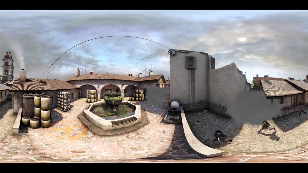 360 Video - Counter Strike: Global Offensive, Inferno, B
