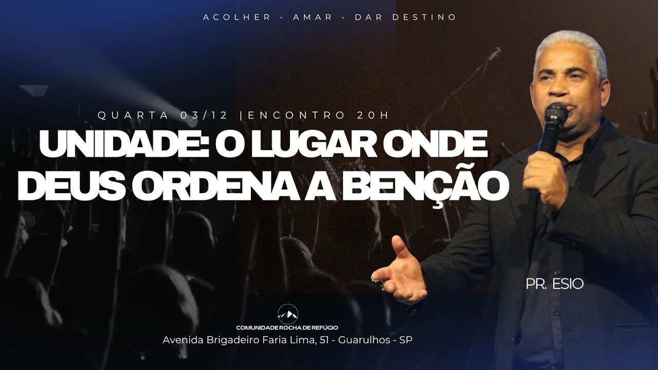 O lugar onde Deus ordena a benção - Pr.Ésio - YouTube