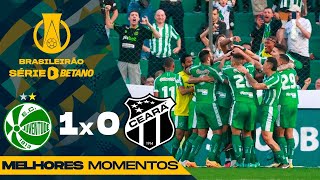 JUVENTUDE 1 x 0 CEARÁ - MELHORES MOMENTOS (Brasileirão Série B 23)