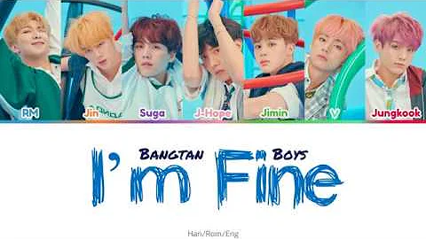 BTS (방탄소년단) – I’m Fine (Color-coded lyrics) Han/Rom/Eng