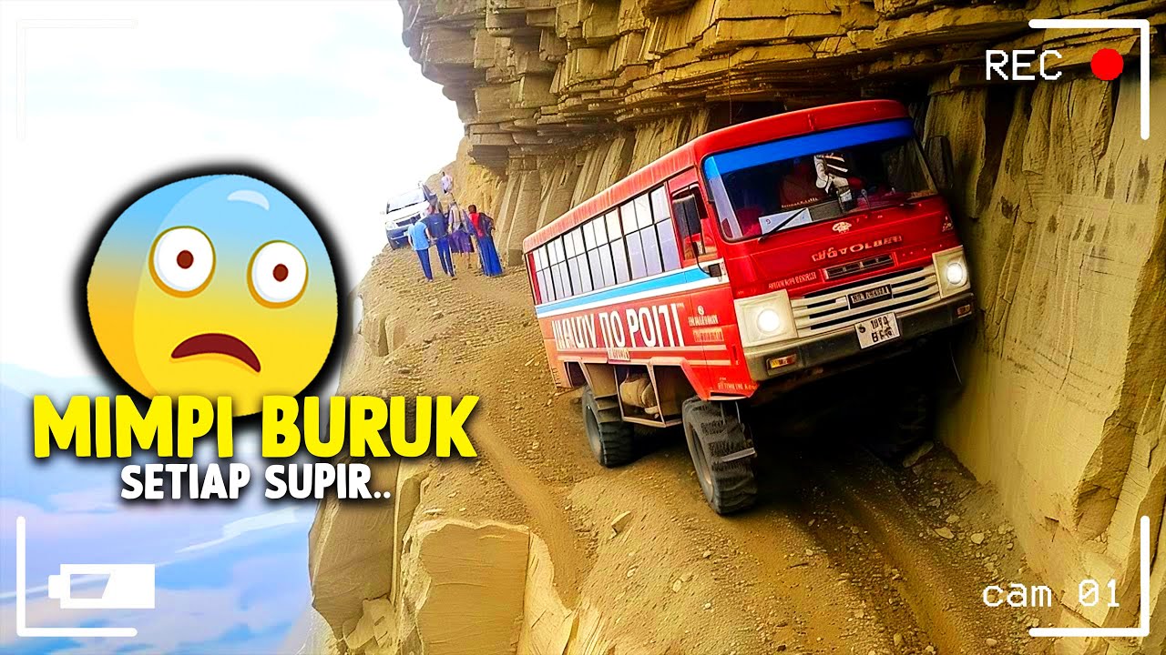 Jalanan Terburuk Ini Bikin Supir Paling Jago pun Mikir Ribuan Kali Saat Disuruh Lewat Sini..