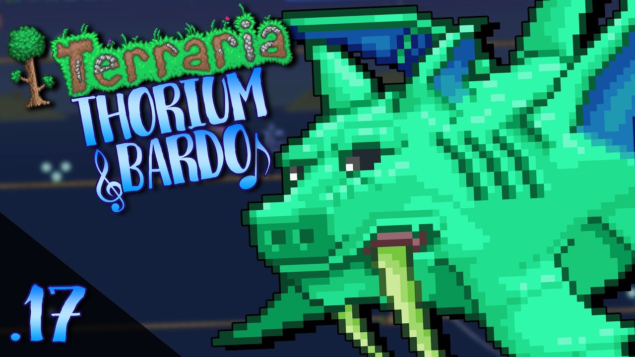 NOVA ARMADURA DO MAESTRO E DUKE FISHRON Terraria Thorium Bard Class nova-armadura-do-maestro-e-duke-fishron-terraria-thorium-bard-class