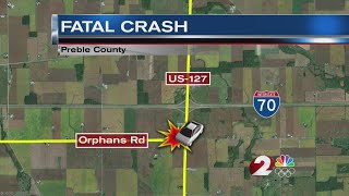 Greenville man killed in Preble County crash