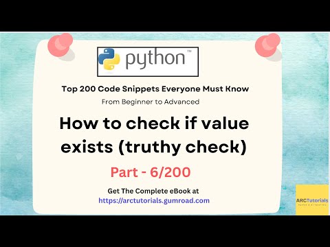 Python Coding Interview Questions - Part 6 | Truthy vs. Falsy (The Cleanest Check) #pythoninterview