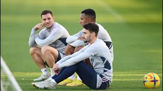 Arsenal training today  Ahead of wolves Match |Arsenal training|inside Arsenal training