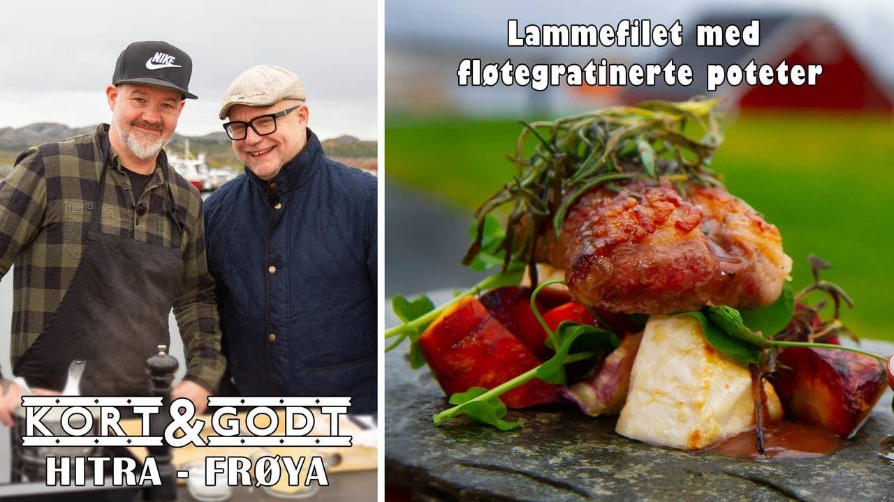 Kort & Godt - Lammefilet med fløtegratinerte poteter og bakte høstgrønnsaker (E07)