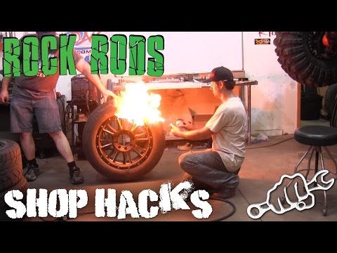 Rock Rods Shop Hacks - Ether Tire Mounting