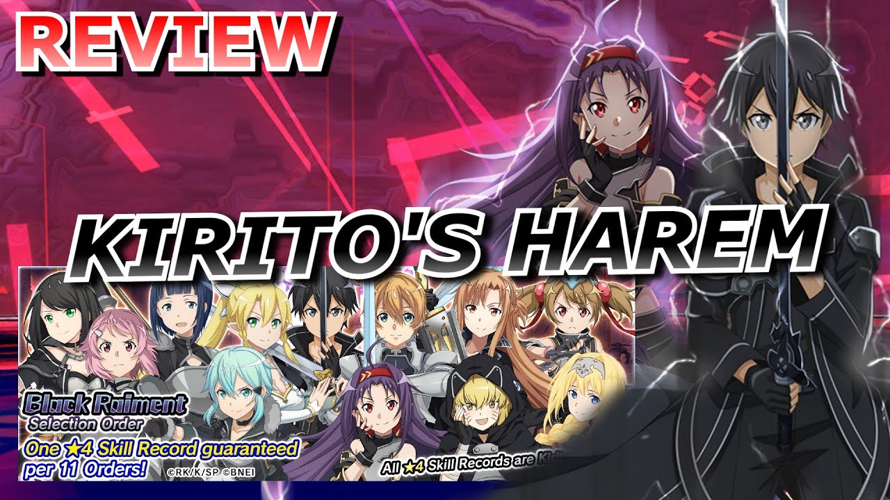 [SAOIF] DEFINITELY A SKIP BANNER! | Black Raiment Selection Order ...