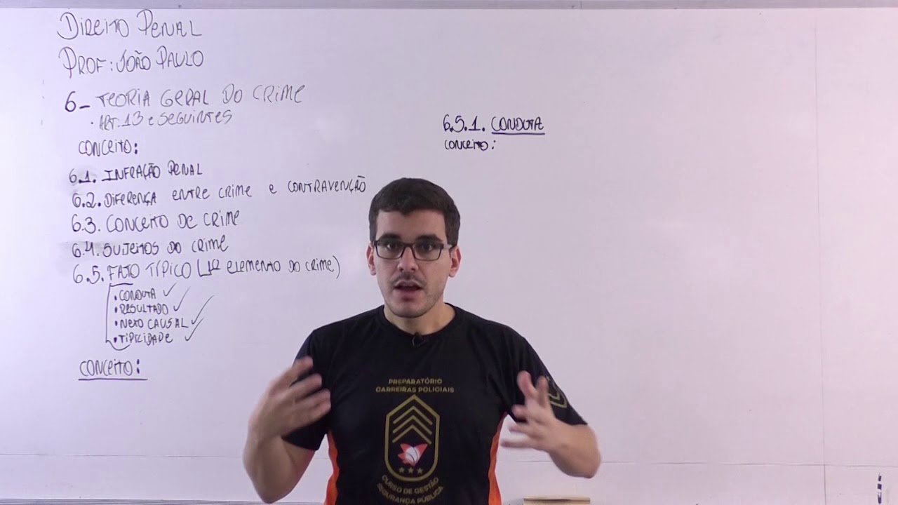 Aula 13 - Direito Penal.  Fato Típico (conduta, resultado, nexo causal e tipicidade)