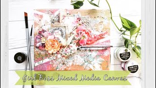 Quick Girl Boss Mixed Media Canvas | Aola DIY