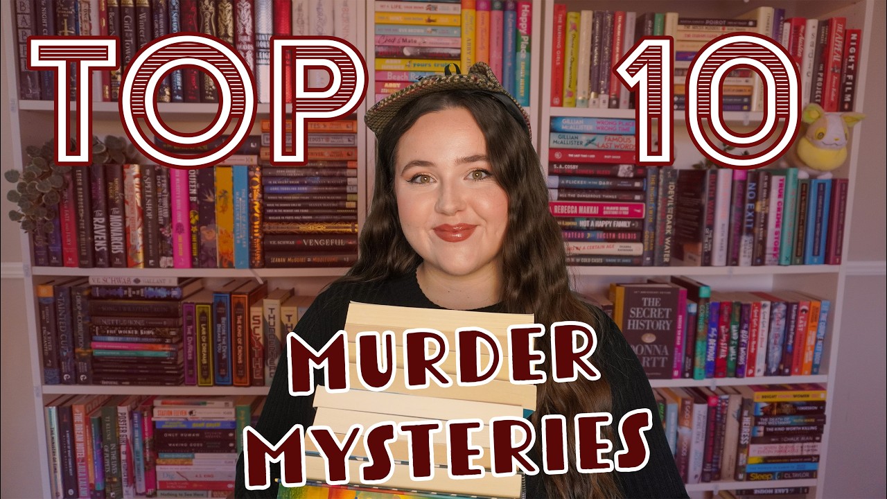 10 murder mystery books you NEED to read!🔪🩸