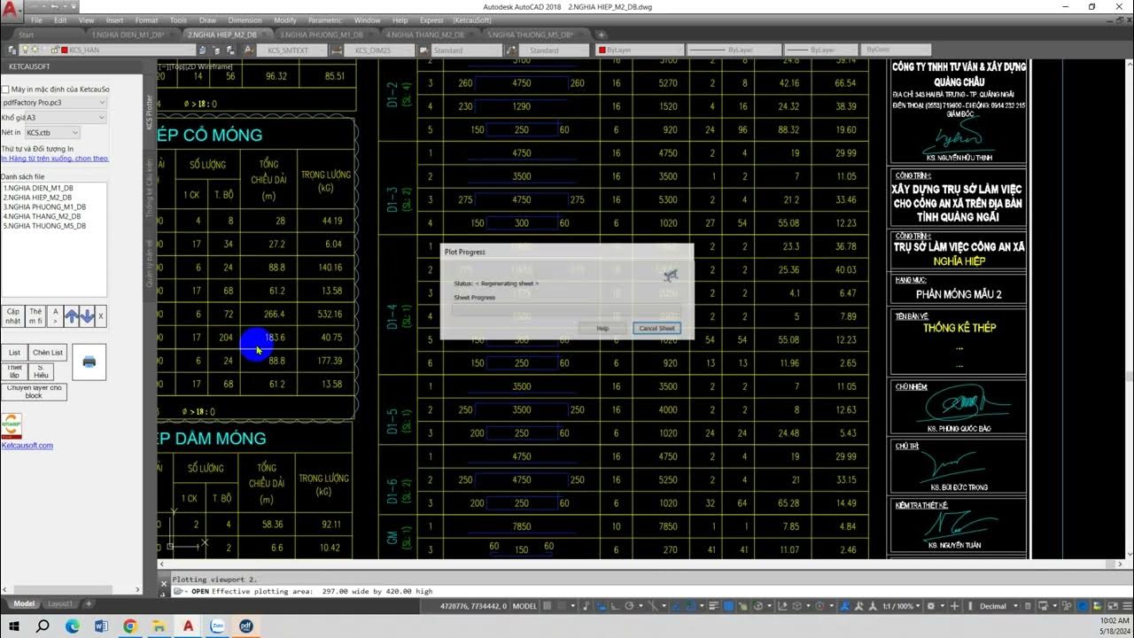 In nhieu file autocad chi 1 lan kich youtube