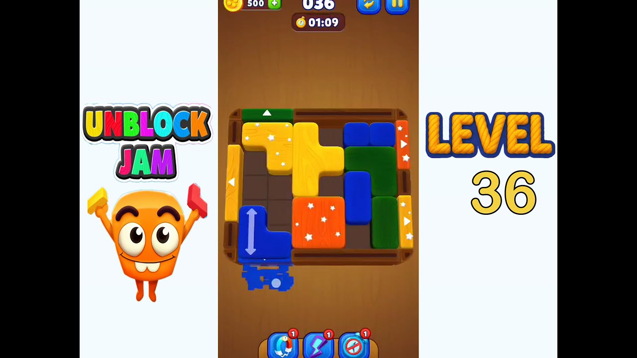 Unblock Jam Level 36 Walkthrough Solution - YouTube