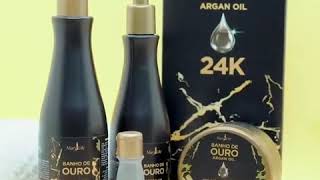 Banho de Ouro 24k - Óleo de Argan - Bio Instinto
