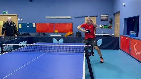 Forehand attacking rally with Mark Mitchell