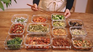 Making 10 easy Korean side dishes ㅣWinter house decoration ㅣVlog